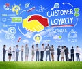 Customer Loyalty Service Support Care Trust Business Concept Royalty Free Stock Photo