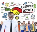 Customer Loyalty Service Support Care Trust Casual Concept Royalty Free Stock Photo