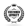 Customer loyalty vector icon