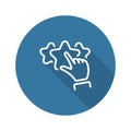 Customer Rating Line Icon.