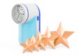 Customer rating of lint remover, fabric shaver. 3D rendering