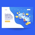 Customer relationship management concept