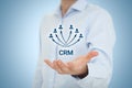 Customer relationship management CRM Royalty Free Stock Photo