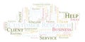 Customer Research word cloud. Royalty Free Stock Photo