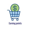 Customer Rewards Icon - Money Concept and Reward / Discount Image