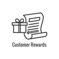 Customer Rewards Icon - Money Concept and Reward / Discount Image