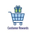 Customer Rewards Icon - Money Concept and Reward /  Discount Image Royalty Free Stock Photo