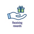 Customer Rewards Icon - Money Concept and Reward / Discount Image