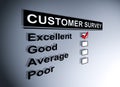 Customer satisfaction survey Royalty Free Stock Photo