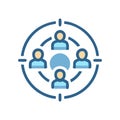 Customer Segmentation Visual Icon