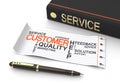 Customer service concep