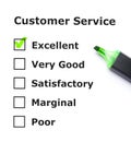 Customer service evaluation