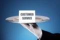 Customer service excellence Royalty Free Stock Photo