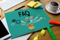 Customer Service FAQs , FAQ Question Information Frequently Asked Question , business hand clicking FAQ or Frequently asked quest