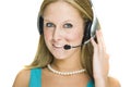 Customer service girl Royalty Free Stock Photo