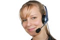 Customer service girl Royalty Free Stock Photo