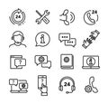 Customer Service Icons Set