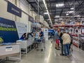 The Customer Service, Membership and Returns desk at a Sams Club Royalty Free Stock Photo