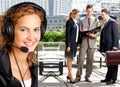 Customer service operator Royalty Free Stock Photo