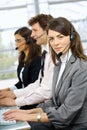 Customer service operators Royalty Free Stock Photo