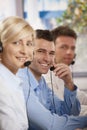 Customer service operators Royalty Free Stock Photo