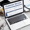 Customer Service Performance Data Application Form Concept Royalty Free Stock Photo