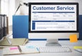 Customer Service Performance Data Application Form Concept Royalty Free Stock Photo