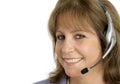 Customer Service Rep Closeup Royalty Free Stock Photo
