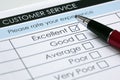 Customer service satisfaction survey Royalty Free Stock Photo