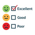 Customer Service Satisfaction Survey Form Royalty Free Stock Photo