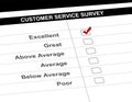 Customer service survey