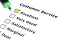 Customer service survey Royalty Free Stock Photo