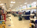 Customer service tills inside Tesco supermarket
