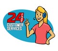 Customer Services Girl