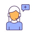 Customer services Vector Icon easily modify.