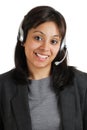 Customer support smiling Royalty Free Stock Photo