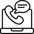 Customer Support Vector Icon Royalty Free Stock Photo