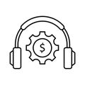 Customer support Vector Icon which can easily modify or edit