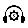 Customer support Vector Icon which can easily modify or edit Royalty Free Stock Photo