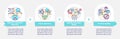 Customers behavior vector infographic template