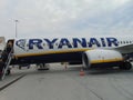 Customers boarding Ryanair Plane