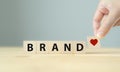 Build brand loyalty concept Royalty Free Stock Photo