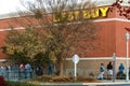 Customers Line Up At Best Buy For Black Friday Shopping