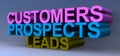 Customers prospects leads heading