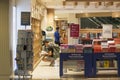 Customers shop for books in Changi Airport Singapore