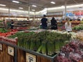 Customers shopping at farmer market Sprouts Royalty Free Stock Photo