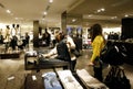 Customers shopping in mall - Zara store interior