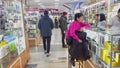 customers walking inside ZUM Aichurok mall in Bishkek