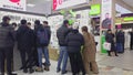 customers walking inside ZUM Aichurok mall in Bishkek