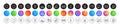 Customisation, Fingerprint and Arena stadium line icons. For web app, printing. Round icon buttons. Vector